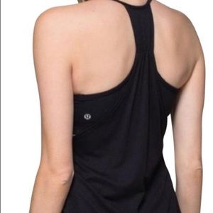 🌑Lululemon No Limit Tank (Black) Size 6